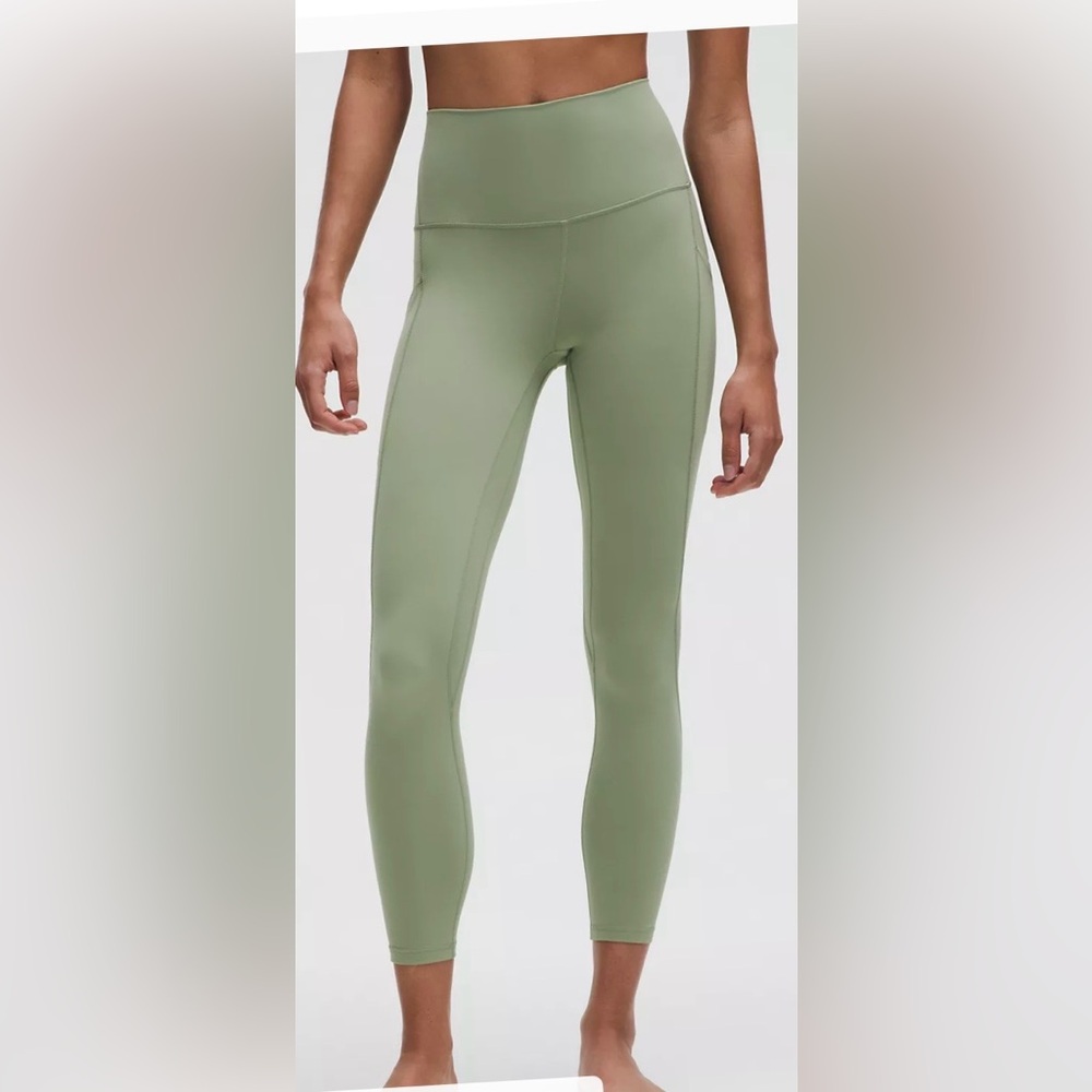 Lululemon Align HR pants 25” with side pockets. Athletica Olive Leggings